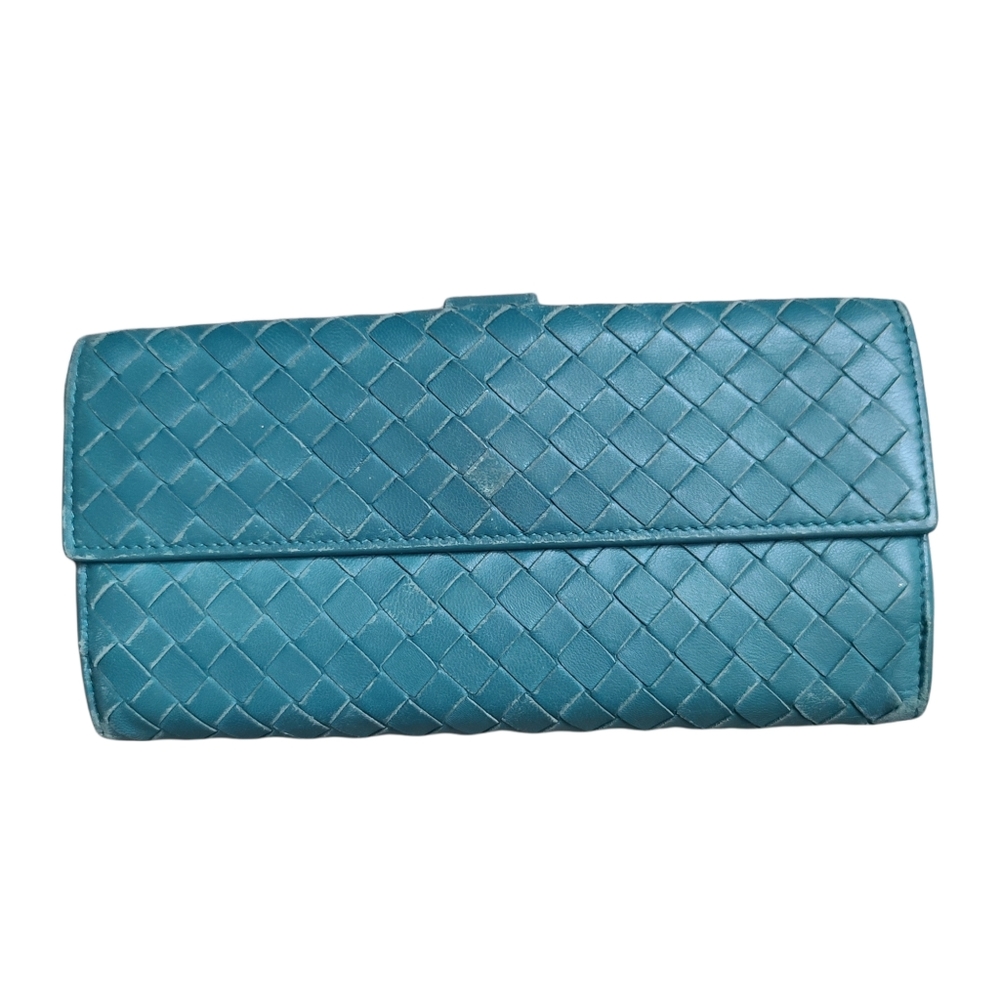 Bottega Veneta Weave Intrecciato Leather Wallet